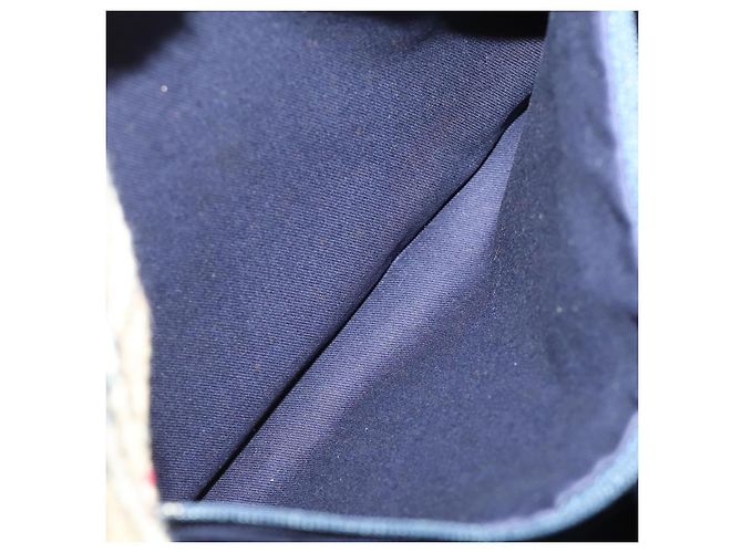 Borsa Tote Burberrys Blue Label in tela 2 in 1 nera Auth BA10126 Nero - vista 21