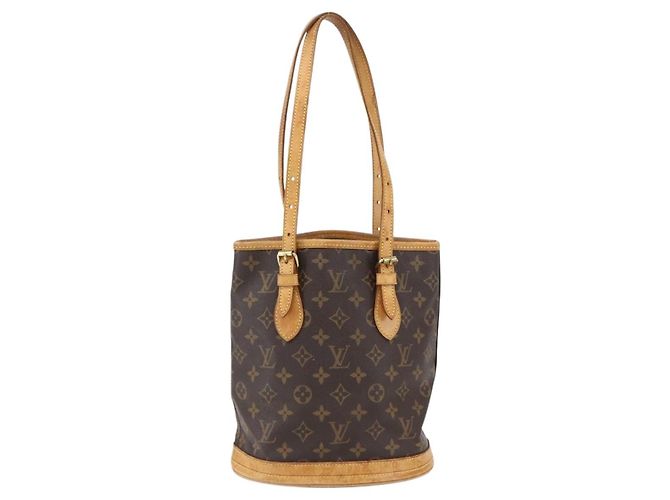 LOUIS VUITTON Borsa a Spalla Monogram Bucket PM M42238 LV Auth 170155 Monogramma - vista 2