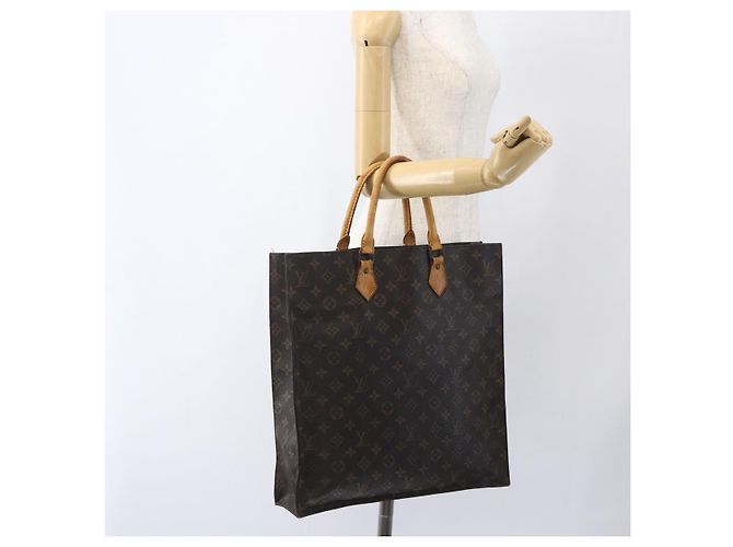 LOUIS VUITTON Borsa Sac Plat Monogram M51140 LV Auth hk3418 Monogramma - vista 19
