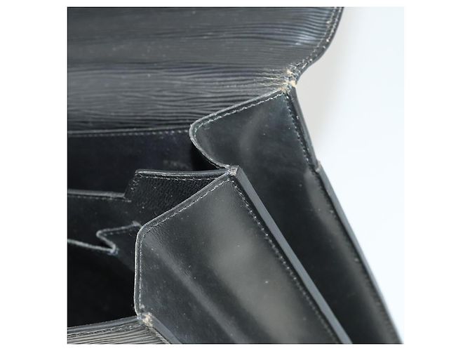 LOUIS VUITTON Cartella Consulente Epi Nera M54422 LV Auth BA10153 Nero - vista 10