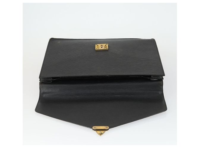 LOUIS VUITTON Cartella Consulente Epi Nera M54422 LV Auth BA10153 Nero - vista 19