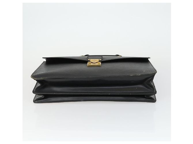 LOUIS VUITTON Cartella Consulente Epi Nera M54422 LV Auth BA10153 Nero - vista 5