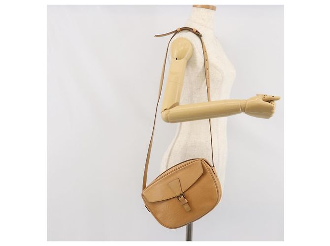 LOUIS VUITTON Borsa a Spalla Epi Jeune Fille MM Beige M52156 LV Auth ka2069 - vista 24