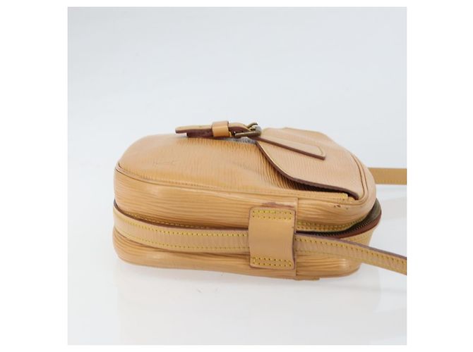 LOUIS VUITTON Borsa a Spalla Epi Jeune Fille MM Beige M52156 LV Auth ka2069 - vista 3