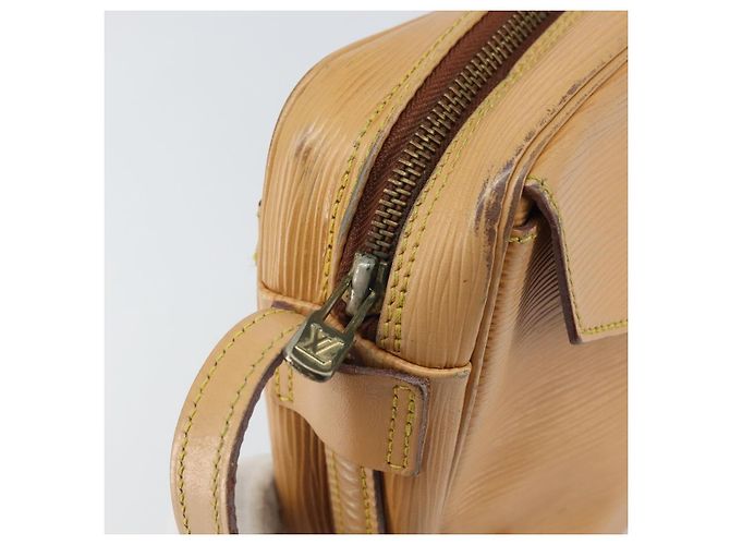 LOUIS VUITTON Borsa a Spalla Epi Jeune Fille MM Beige M52156 LV Auth ka2069 - vista 9