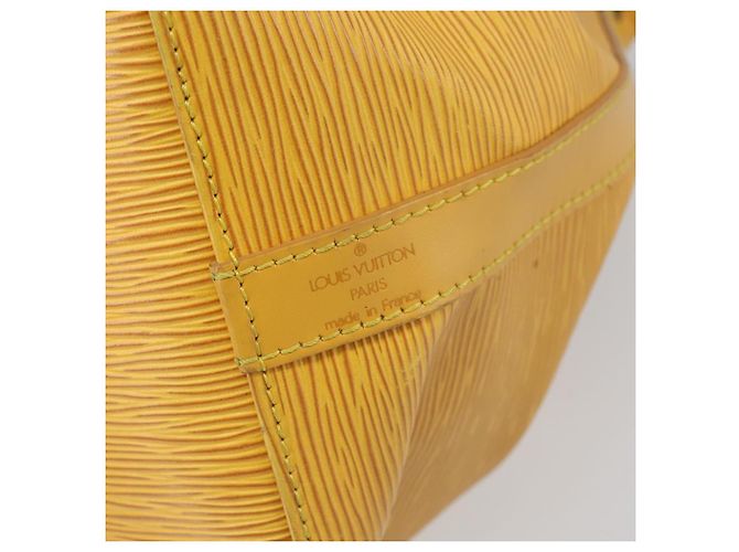 Noe LOUIS VUITTON Borsa a Spalla Petit Noé Epi Gialla M44109 LV Auth hk3356 Giallo - vista 17