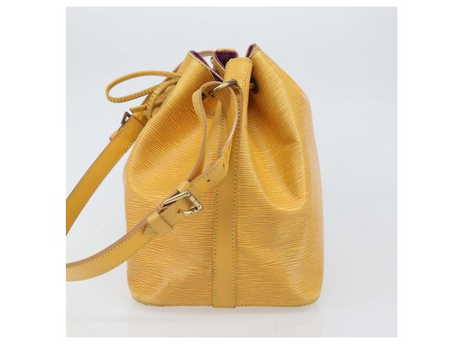 Noe LOUIS VUITTON Borsa a Spalla Petit Noé Epi Gialla M44109 LV Auth hk3356 Giallo - vista 3
