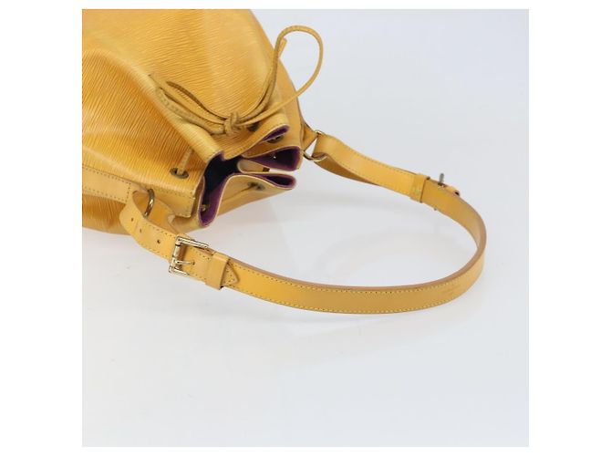 Noe LOUIS VUITTON Borsa a Spalla Petit Noé Epi Gialla M44109 LV Auth hk3356 Giallo - vista 7