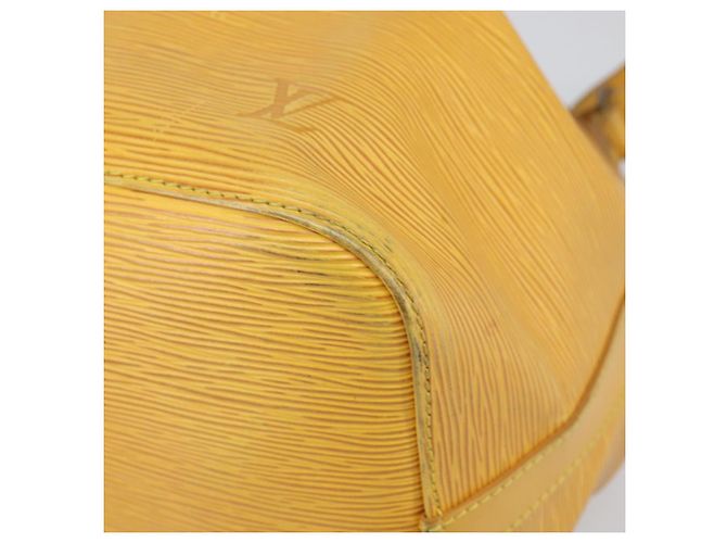 Noe LOUIS VUITTON Borsa a Spalla Petit Noé Epi Gialla M44109 LV Auth hk3356 Giallo - vista 9