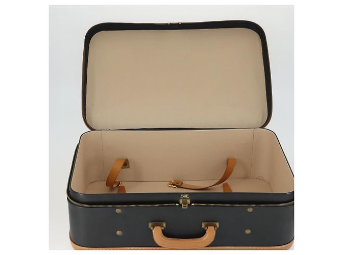 Hermès HERMES Baule in Pelle Nera Auth bs33187 Nero - vista 11