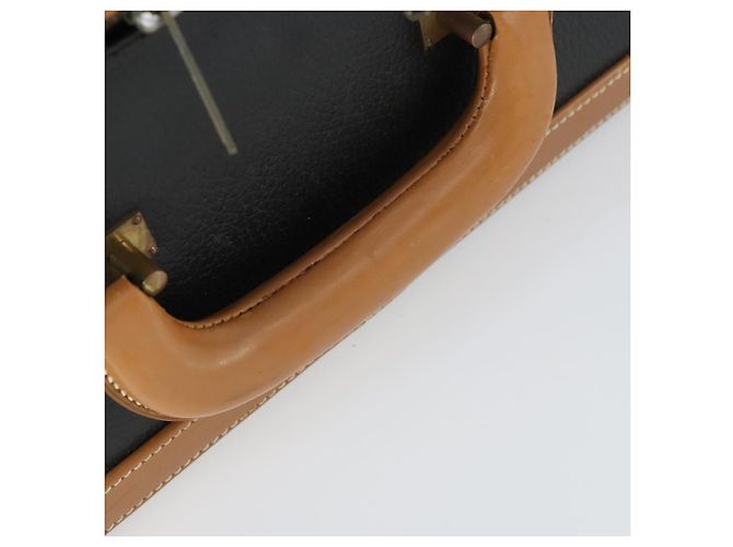 Hermès HERMES Baule in Pelle Nera Auth bs33187 Nero - vista 8