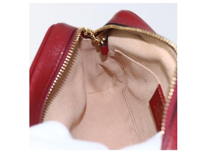GUCCI GUCCI �~ Borsa Micro GG Supreme Doraemon PVC Beige 647784 Auth 149860SM D'oro - vista 20