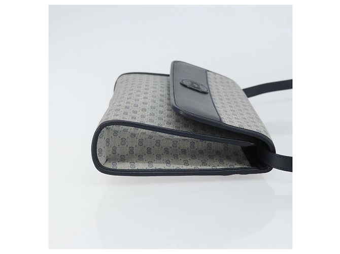 Gucci Borsa a Spalla Micro GG Supreme PVC Navy Gold 004 58 0264 Auth 166623 D'oro Blu navy - vista 3
