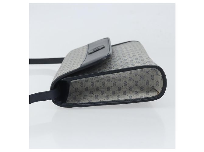 Gucci Borsa a Spalla Micro GG Supreme PVC Navy Gold 004 58 0264 Auth 166623 D'oro Blu navy - vista 4