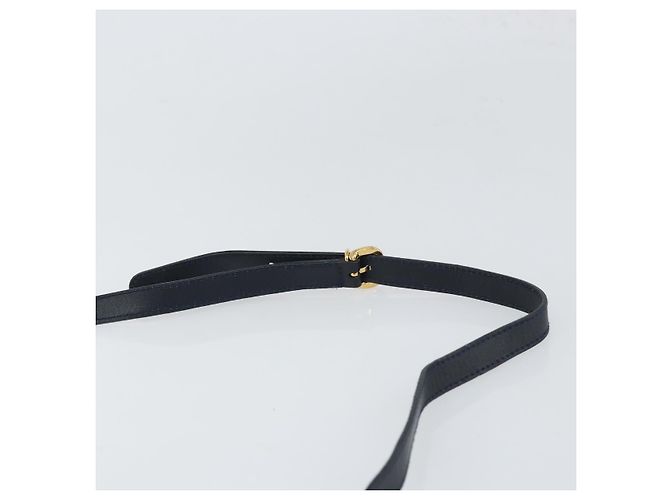 Gucci Borsa a Spalla Micro GG Supreme PVC Navy Gold 004 58 0264 Auth 166623 D'oro Blu navy - vista 8
