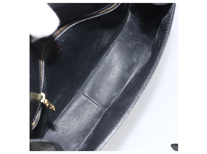 LOUIS VUITTON Borsa a Spalla Epi Saint Cloud GM Nera M52192 LV Auth bs33088 Nero - vista 10