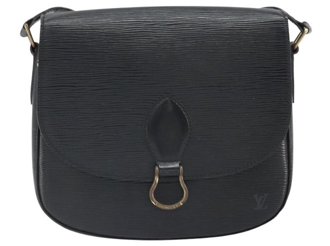 LOUIS VUITTON Borsa a Spalla Epi Saint Cloud GM Nera M52192 LV Auth bs33088 Nero - vista 13
