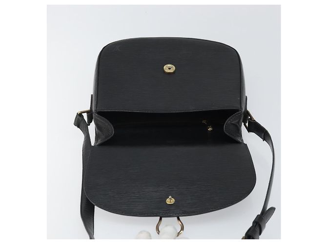 LOUIS VUITTON Borsa a Spalla Epi Saint Cloud GM Nera M52192 LV Auth bs33088 Nero - vista 18