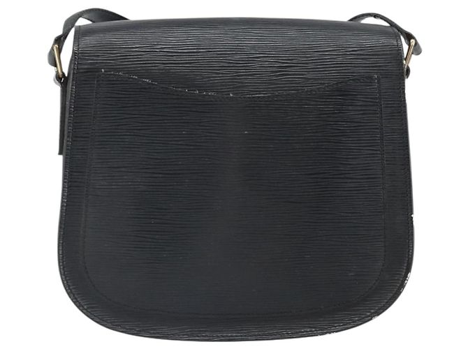 LOUIS VUITTON Borsa a Spalla Epi Saint Cloud GM Nera M52192 LV Auth bs33088 Nero - vista 2