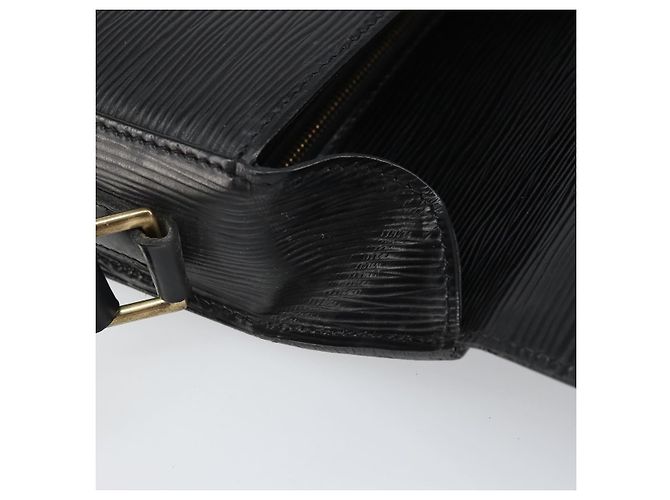 LOUIS VUITTON Borsa a Spalla Epi Saint Cloud GM Nera M52192 LV Auth bs33088 Nero - vista 20