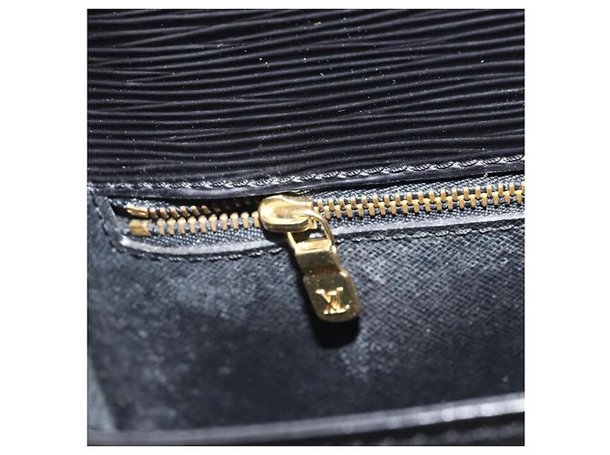 LOUIS VUITTON Borsa a Spalla Epi Saint Cloud GM Nera M52192 LV Auth bs33088 Nero - vista 24