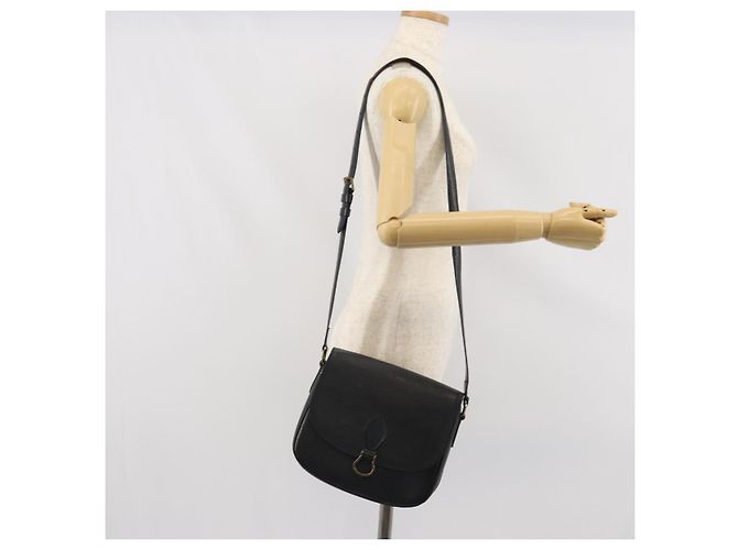 LOUIS VUITTON Borsa a Spalla Epi Saint Cloud GM Nera M52192 LV Auth bs33088 Nero - vista 25