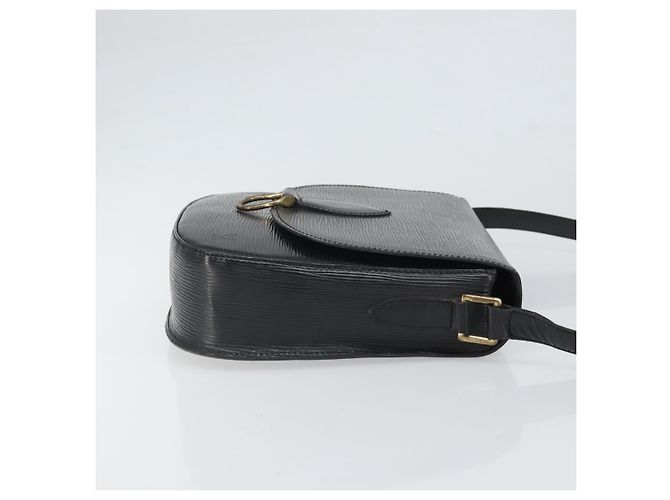 LOUIS VUITTON Borsa a Spalla Epi Saint Cloud GM Nera M52192 LV Auth bs33088 Nero - vista 3