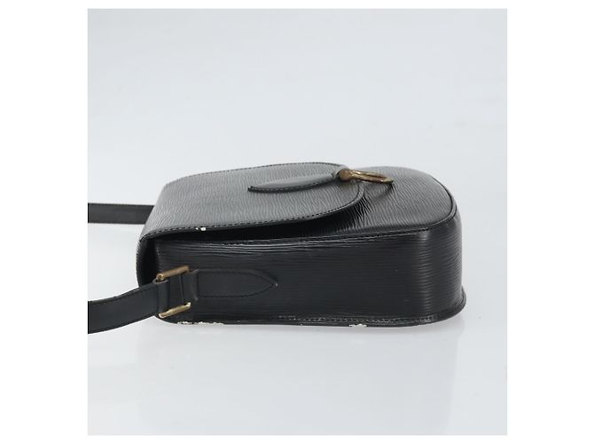 LOUIS VUITTON Borsa a Spalla Epi Saint Cloud GM Nera M52192 LV Auth bs33088 Nero - vista 4