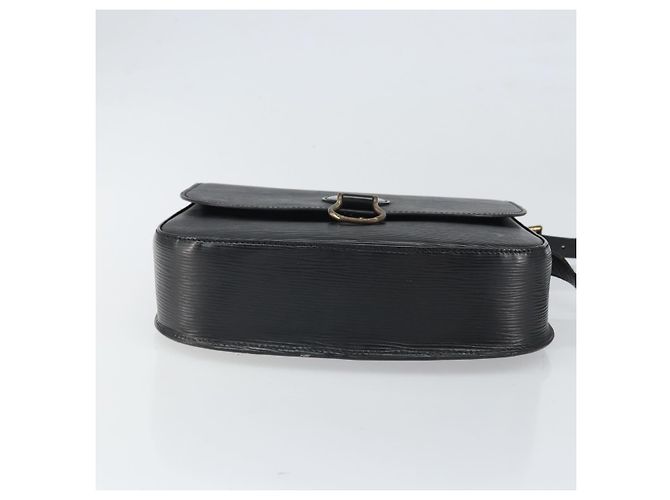 LOUIS VUITTON Borsa a Spalla Epi Saint Cloud GM Nera M52192 LV Auth bs33088 Nero - vista 5