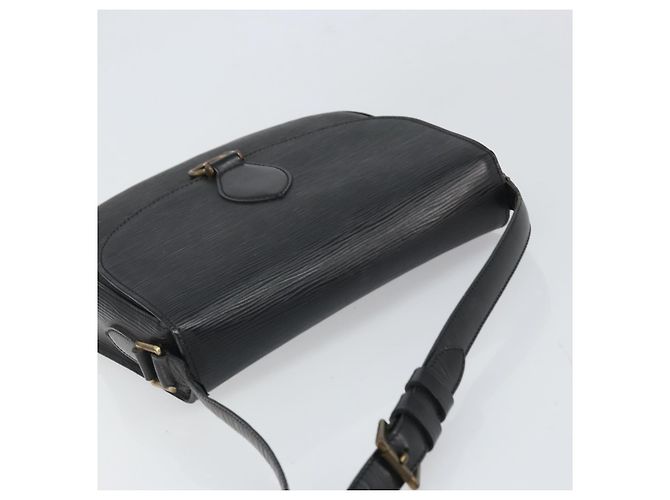 LOUIS VUITTON Borsa a Spalla Epi Saint Cloud GM Nera M52192 LV Auth bs33088 Nero - vista 6