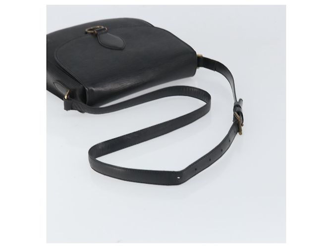 LOUIS VUITTON Borsa a Spalla Epi Saint Cloud GM Nera M52192 LV Auth bs33088 Nero - vista 7