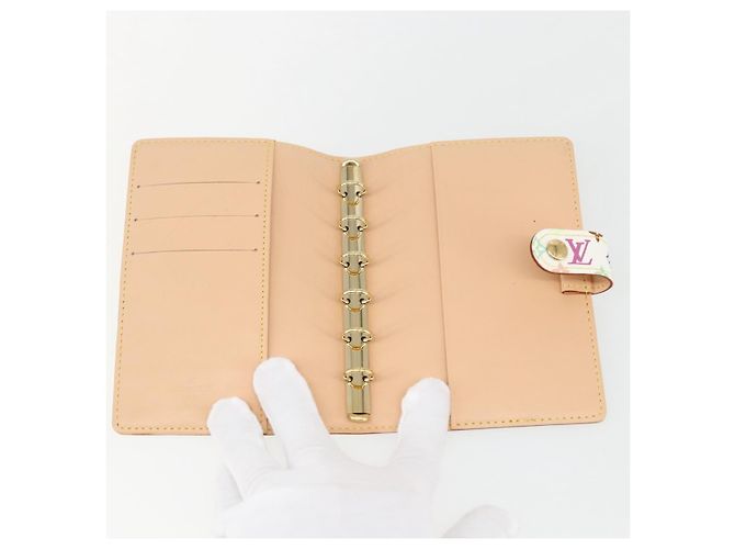COPERTINA AGENDA PM CHIBI MUSHROOM MULTICOLOR LOUIS VUITTON R20958 LV Auth 169924SM Bianco - vista 8