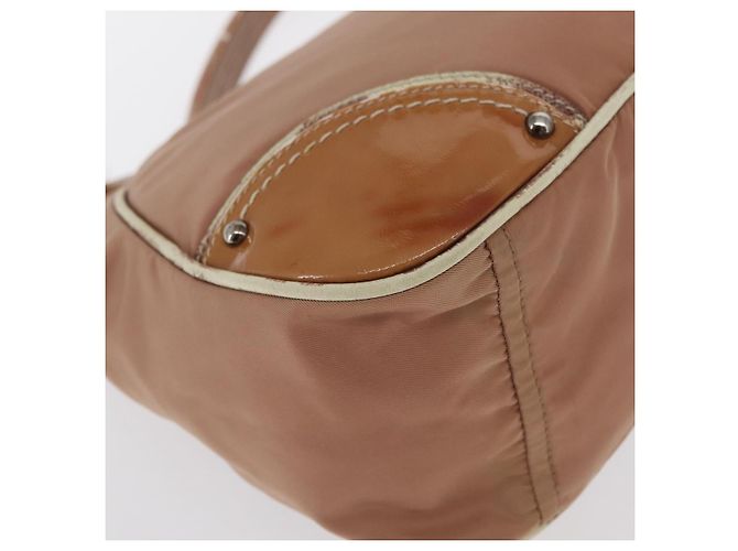 Borsa a Spalla PRADA Nylon Beige Argento Autentica 169041 - vista 15