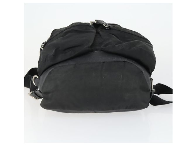PRADA Backpack Nylon Black Silver Auth bs32876 Silvery - view 5