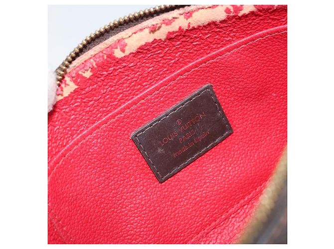 LOUIS VUITTON Pochette Cosmetica PM Damier Ebene N47516 Auth LV 169121 - vista 10