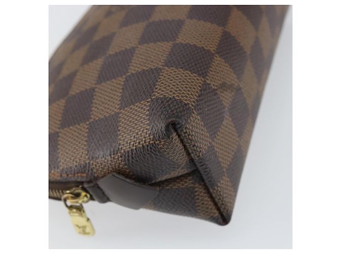 LOUIS VUITTON Pochette Cosmetica PM Damier Ebene N47516 Auth LV 169121 - vista 14
