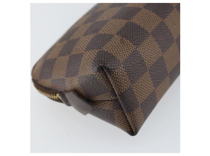 LOUIS VUITTON Pochette Cosmetica PM Damier Ebene N47516 Auth LV 169121 - vista 16