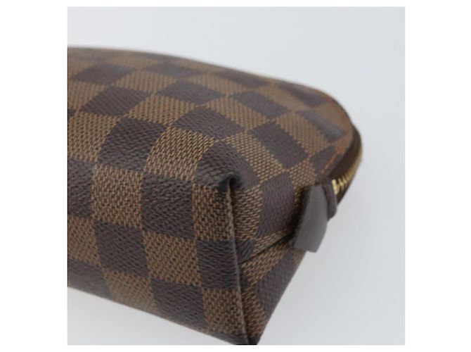 LOUIS VUITTON Pochette Cosmetica PM Damier Ebene N47516 Auth LV 169121 - vista 7