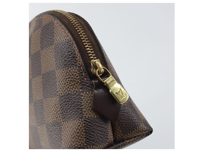 LOUIS VUITTON Pochette Cosmetica PM Damier Ebene N47516 Auth LV 169121 - vista 8