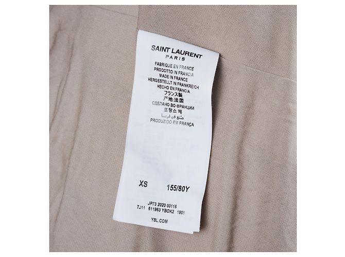 Mini-Kleid mit Silbernen Pailletten von Saint Laurent - Ansicht 5