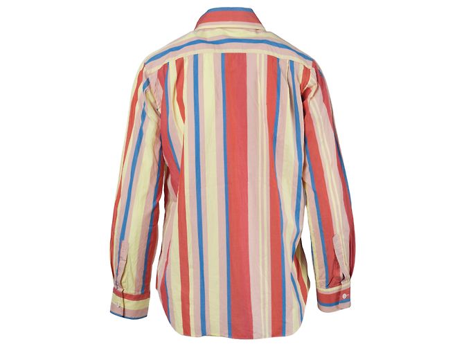 Autre Marque Camicia in cotone Junya Watanabe Comme des Garçons con righe colorate - vista 3