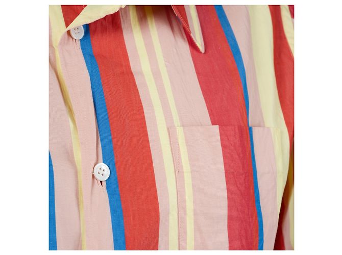 Autre Marque Camicia in cotone Junya Watanabe Comme des Garçons con righe colorate - vista 4
