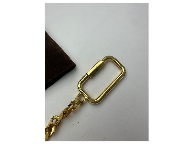 Céline Vintage Celine Schlüsselanhänger / Anhänger Gold Schwarz Golden - Ansicht 4