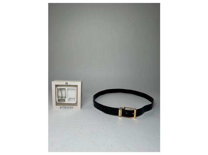 Givenchy Leather Belt Set Black New - view 15