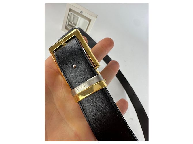 Givenchy Leather Belt Set Black New - view 7