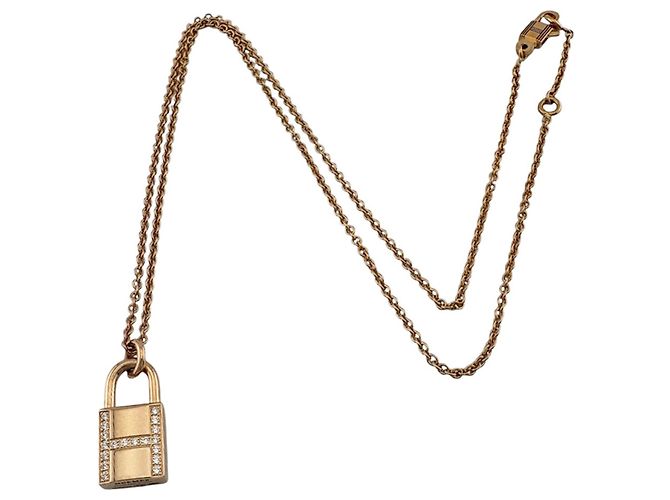 Collana Amulet Kelly Cadenas di Hermès D'oro - vista 7