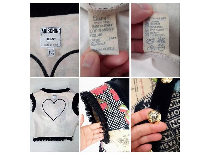 Chaleco Moschino 1992 Moda Fashoff Multicolor - vista 10