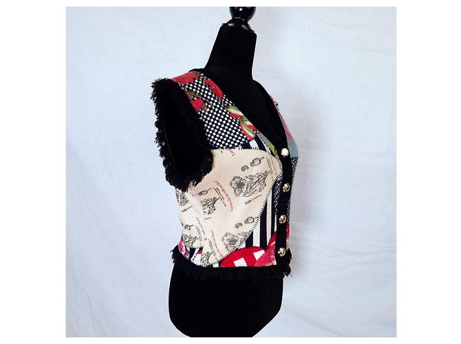 Chaleco Moschino 1992 Moda Fashoff Multicolor - vista 2