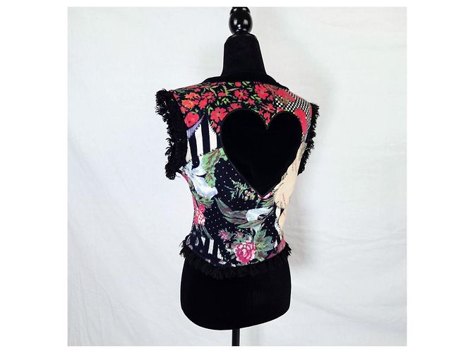 Chaleco Moschino 1992 Moda Fashoff Multicolor - vista 3