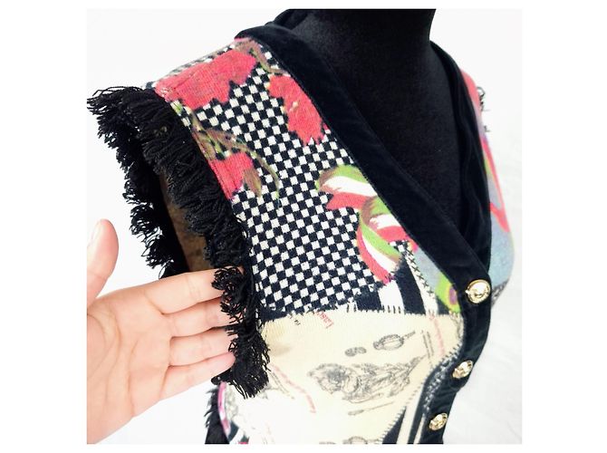 Chaleco Moschino 1992 Moda Fashoff Multicolor - vista 4